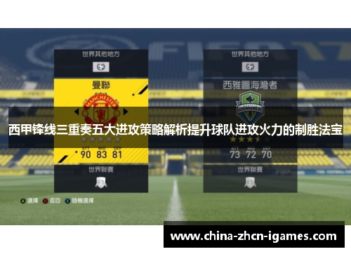西甲锋线三重奏五大进攻策略解析提升球队进攻火力的制胜法宝 西甲锋线三重奏五大进攻策略解析提升球队进攻火力的制胜法宝
